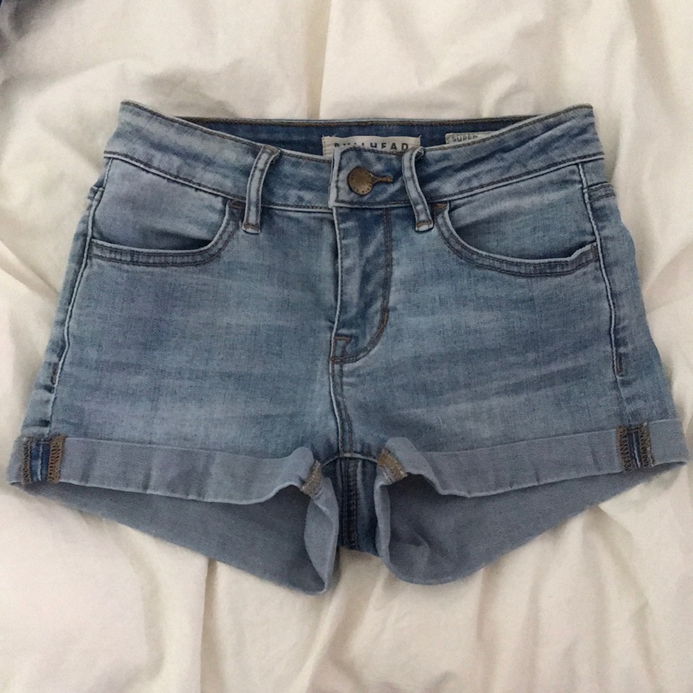 pacsun denim shorts